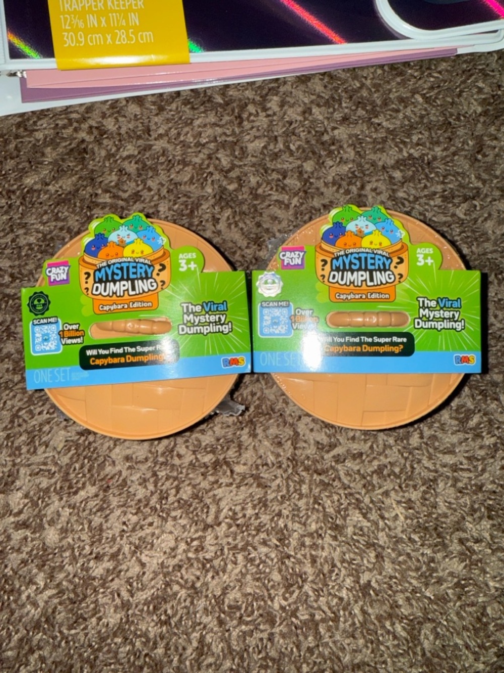 2 RMS Mystery Dumpling Capybara Edition Sealed